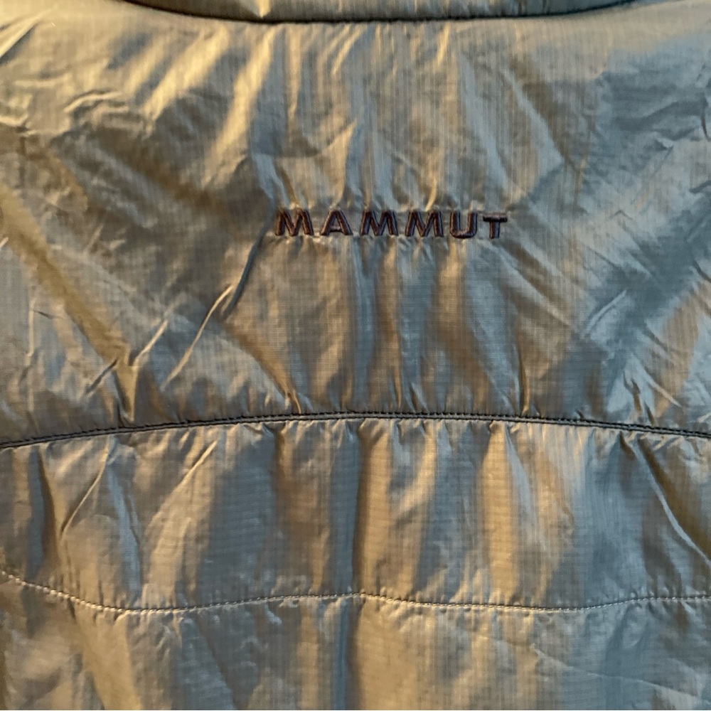 Mammut Vest Jacket Mens Medium Polartec Alpha Puffer Gray Lightweight Outdoors - Picture 11 of 14